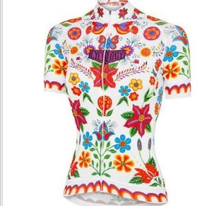 CYCOLOGY FRIDA CYCLING JERSEY - Size Small - White